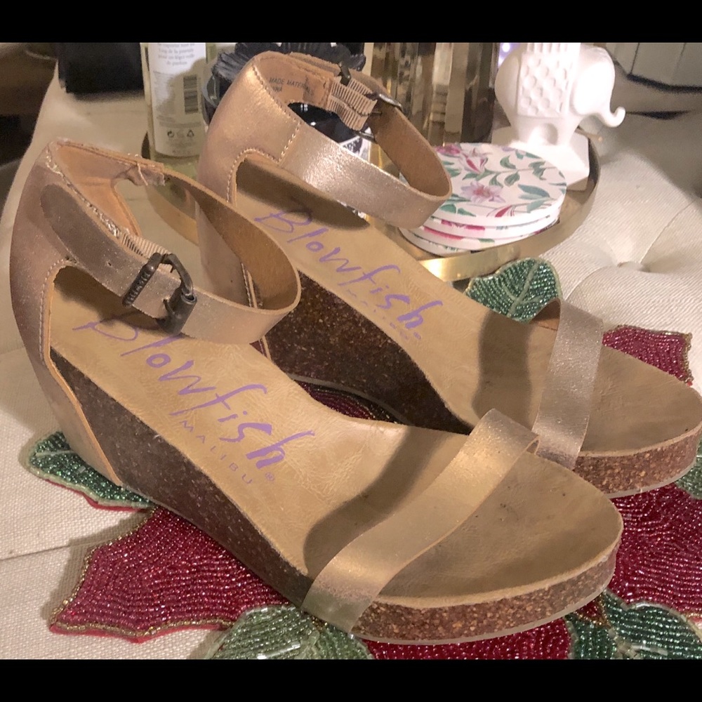 Rose Gold  Wedges